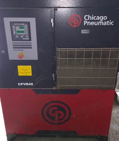 Chicago Pneumatic Air Compressor CPVS40