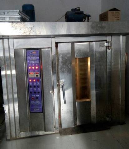 Rack Rotary Bakery Oven SS Body Electric Control