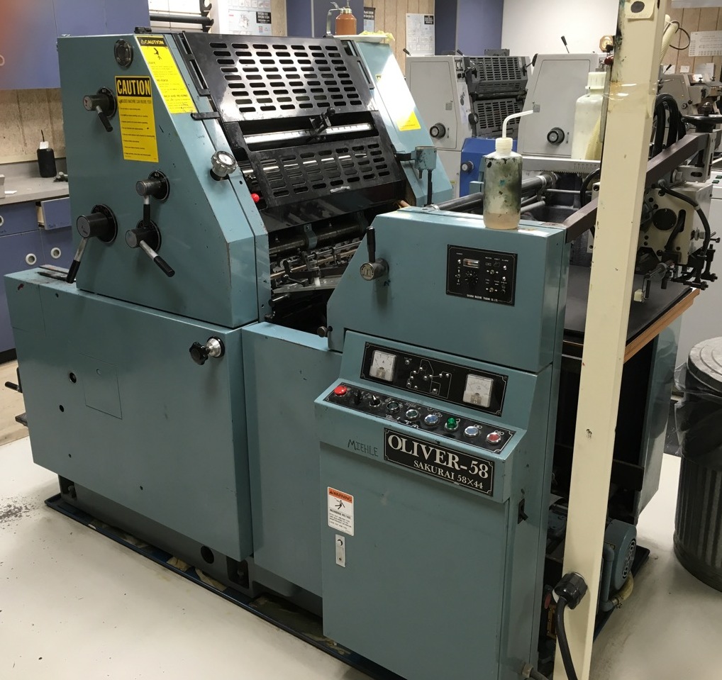 Sakurai Oliver 58 Offset Machine