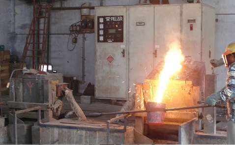 Pillar Induction Furnace 100 KW