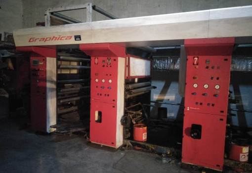 C Trivedi 8 Colour Rotogravure Machine